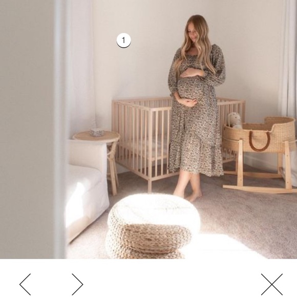 Pink blush maternity dress - Picture 6 of 6